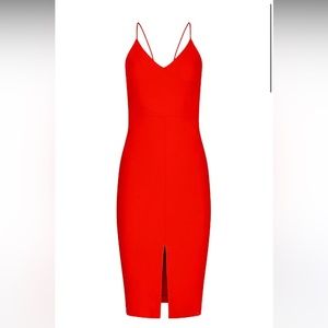 Likely Red Midi Dress, size 6